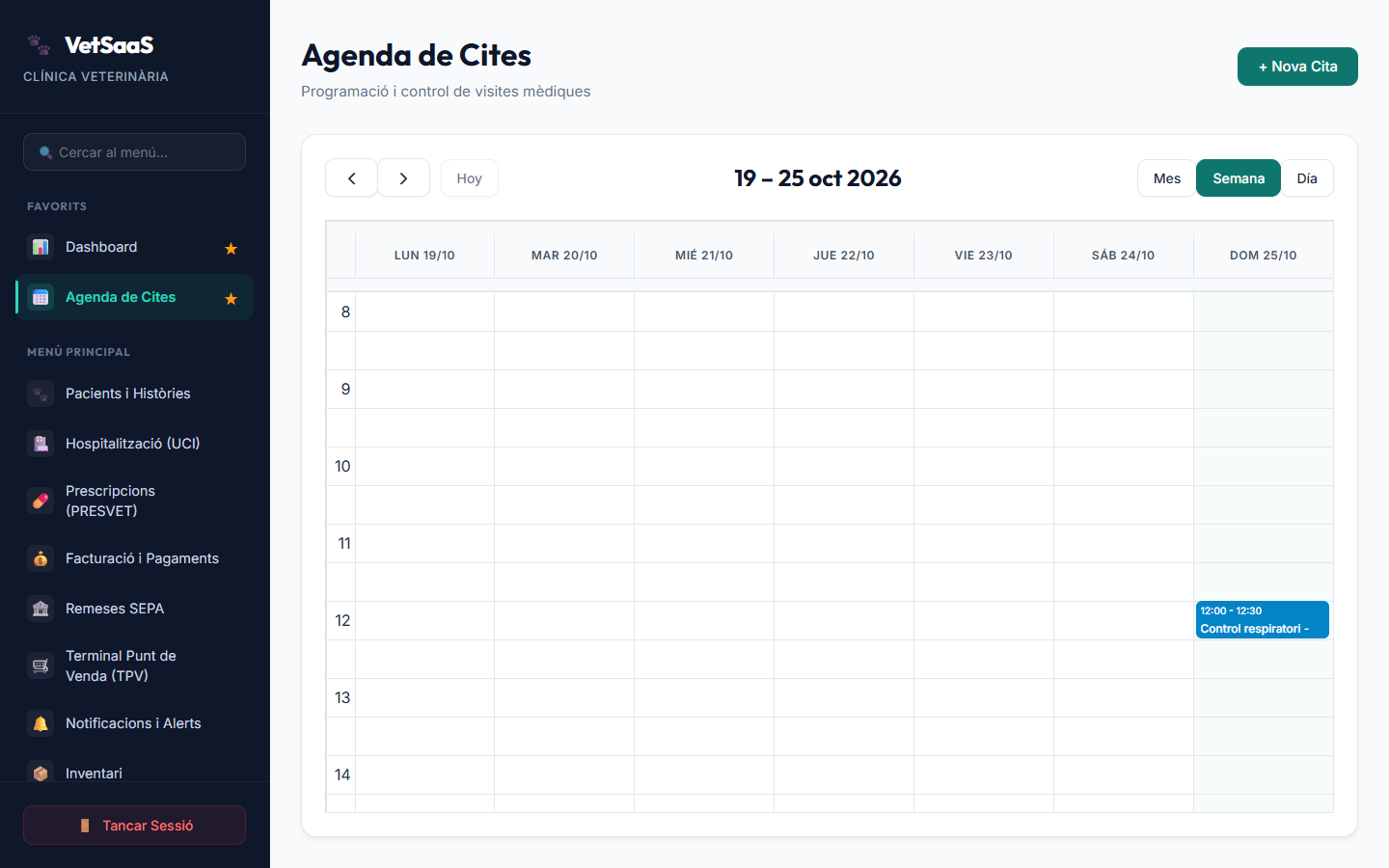 Agenda Interactiva de Cites